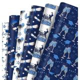 NEW 12 Sheets Graduation DIY Crafts Wrapping Paper