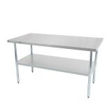 $275 (36') Stainless Steel Food Prep Work Table