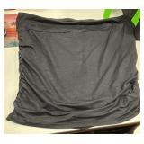 (4X) Torrid Black Ruched Form-Fitting Tube Skort