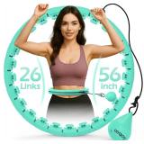 NEW $37 (56 In) Weighted Hula Circle- Blue Green