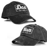 NEW Mom & Dad Hat Set Gift For New Parents
