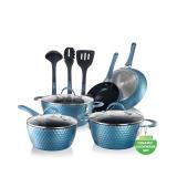 NEW $126 11-Piece Pots and Pans Set