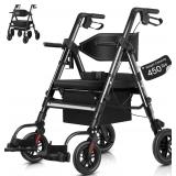 NEW $300 (450 lb) Heavy Duty Rollator Walker