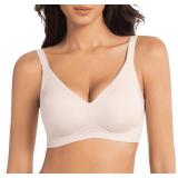 NEW 3XL Soft Wireless Seamless Bra Women, Black