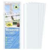 SEALED 30PK Indoor Sticky Window Fly Traps