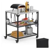 NEW $200 Pizza Oven Stand Multi-Functional