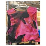 (3x) Shein Curve Florail Shirt