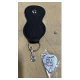 Guitar Pick Friend Key Chain