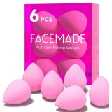 NEW 6PK FACEMADE Flawless Makeup Sponges