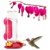 NEW $52 Window Mounted Glass Hummingbird Feeder