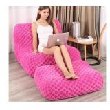 NEW $170 Bean Bag Chair with Footstool