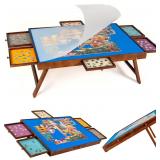 NEW $126 Jigsaw Puzzle Table