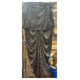 (26us) Chocolate Leopard Velvet Skirt & Tank Top