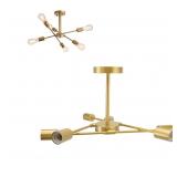 NEW  $60 20.5'' Semi Flush Sputnik Chandelier