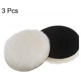 SEALED 3PK 4' Wool Buffing Pads For Polishing Car