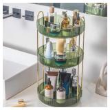 NEW $83 360° 3-Tier Rotating Makeup Organizer