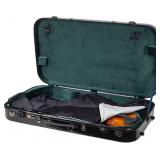 NEW $675 Fiberglass DoubleViolinCase with TSA Lock