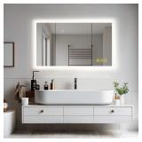 NEW $400 (24x36inch) AI-LIGHTING Bathroom Mirror