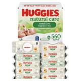 Huggies Sensitive Baby Wipes 10 Pack