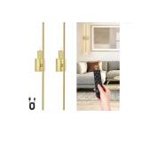 NEW $100 Battery Operated Wall Sconce, Set of Two