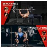 NEW $210 Adjustable Squat Rack Hold 550 lbs