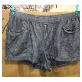 (3X) Old Navy Women's High-Rise Faux Denim Shorts