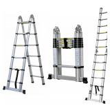 NEW $155 (149.6'Aluminum) Telescoping Ladder