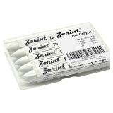 NEW Industrial Wax Marking Crayons White (5-Pack)