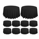 NEW $135 fani 10 Pack 120 Inch Round Black