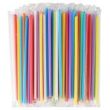 SEALED 100 Pcs Individually Straws Multicolour