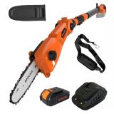 NEW $80 GARCARE Pole Chain Saw Cordless