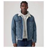 NEW $96 (L) Mens Levis Sherpa Lined Trucker