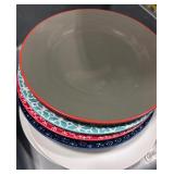 USED 7 mismatched plates