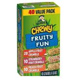 Quaker Chewy Fruity Fun Variety Bars 40ct 24g
