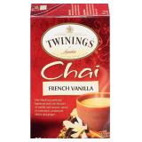 Twinings Chai French Vanilla , Black Tea, 20ct