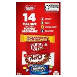 NESTLE Assorted Full Size Bars & Candies 14ct 638g