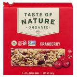 Taste of Nature Granola Bar 5ct, 32g
