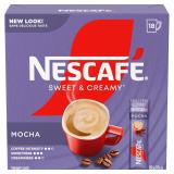 NESCAFï¿½ Mocha Instant Coffee Mix Box 18ct 19g