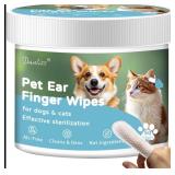 Pet Ear Finger Wipes