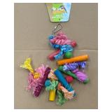 Beaks 18ï¿½ Hanging Wooden Ladder Rope Bird Toy