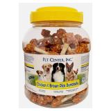 $70 2.5 lb Chicken Dumbbells In Canister