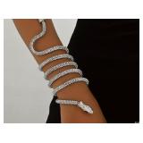 Silver Snake Arm Jewelry