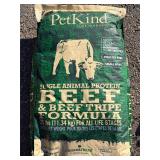 25 lb Pet Kind Beef & Tripe Premium Dog Food