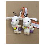 2 x Squeaky Plush Toys Small
