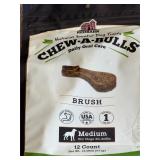 12 Piece Med Chew A Bulls Brush