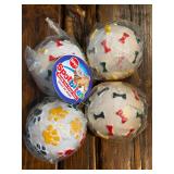 4 Piece Vinyl Toy Balls