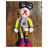 Fabdog 14ï¿½ Sad Clown Soft Toy