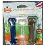 3 Piece Nylabone Small Dog Value Pack Bones