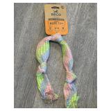 Large Hemp Squeak Rope Toy