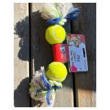 Med/Lrg Toss Tug Floss 2 Ball Rope